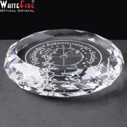 Optical Crystal Round paperweight 