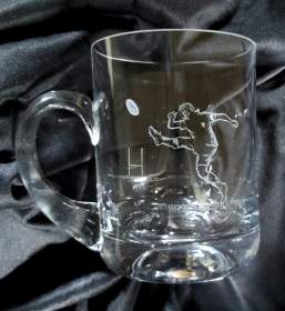 Rugby Player pint tankard 