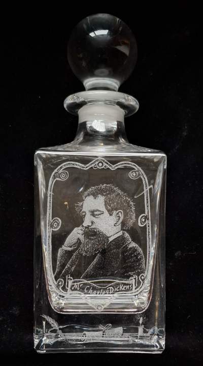 Charles Dickens decanter 2