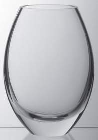 Dartington Crystal Oval Vase - Medium  Temporarily OUT OF STOCK