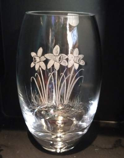 Dartington Vase - daffodils