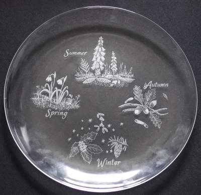 Four Seasons plate