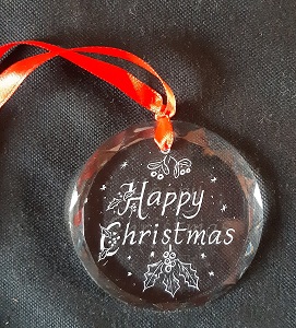 Happy Christmas pendant