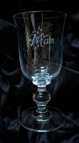 'Mam'  white wine glass
