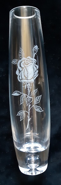 clear vase