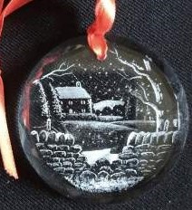 pendant country scene